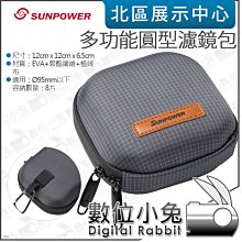 數位小兔【 SUNPOWER 多功能圓型濾鏡包】公司貨 濾鏡包 收納包 SPUX 005 B+W KENKO STC S