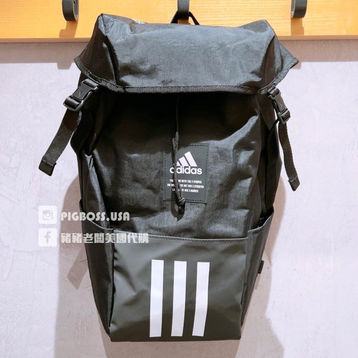 【豬豬老闆】ADIDAS 4ATHLTS CAMPER BACKPACK 黑 機能性 休閒 運動 後背包 HC7269