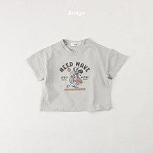 XS~XL ♥上衣(灰) AMIGO2 24夏季 AMI240416-055『韓爸有衣正韓國童裝』~預購