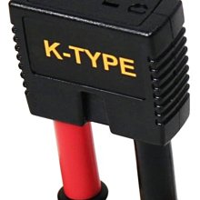 TECPEL 泰菱》4mm公香蕉頭 轉接 K TYPE熱電偶母頭 三用電表 轉 K TYPE溫度測線 TA-100