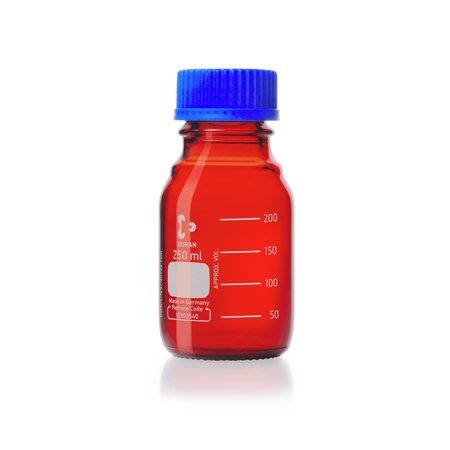 『德記儀器』《DURAN/SCHOTT》茶色廣口血清試藥瓶 GL45 Amber Bottle