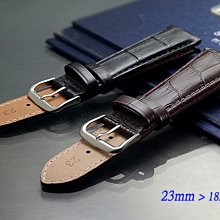 【時間探索】全新 高級特殊規格加厚型錶帶 ( 23mm) 適用 HERMES . ARMANI 各式錶款