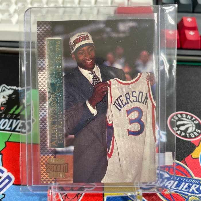 Iverson topps 1996 rookie RC卡 新人卡