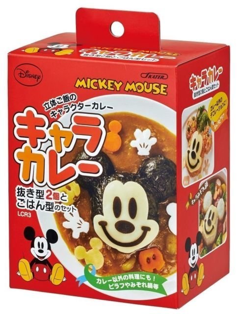 [霜兔小舖]日本製 Disney 迪士尼  米奇造型 咖哩飯/飯糰 模具組