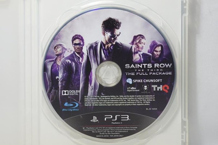 PS3 日版 黑街聖徒 3 完全版 Saints Row The Third THE FULL PACKAGE