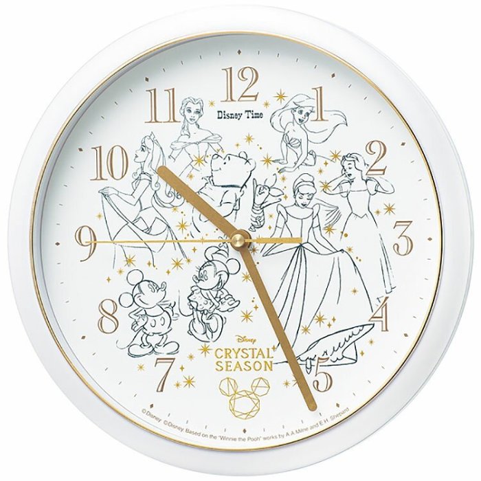 【現貨 數量限定】日本 SEIKO DISNEY 迪士尼 米奇 米妮 維尼熊 灰姑娘 小美人魚 掛鐘 時鐘 FW805W