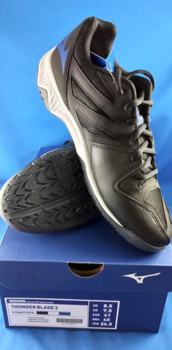 奇摩降價 美津濃 MIZUNO 排球鞋 羽球鞋 THUNDER BLADE 3 型號 V1GA217010 [106]