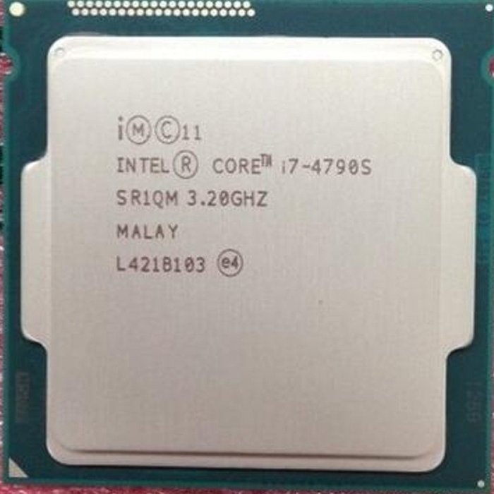 5Cgo【權宇】拆機二手INTEL 四核I7-4790S CPU 3.2G 8MB LGA1150