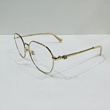 《名家眼鏡》GUCCI新品經典雙Glogo時尚金色金屬框GG1145O 003【台南成大店 】