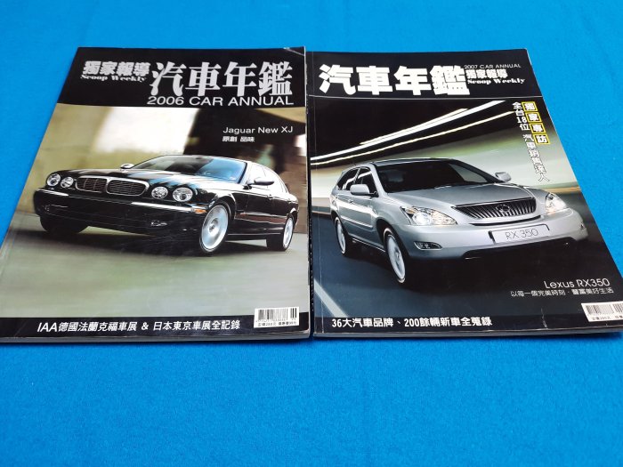 【心安齋】《2006~2008汽車年鑑CAR ANNUAL》│獨家報導│ 八成新