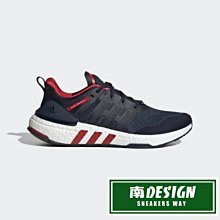 南◇2021 2月 ADIDAS EQUIPMENT +LEGINK 慢跑鞋 H02755 深藍 紅 運動 BOOST