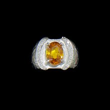 【英皇精品集團 】天然黃寶石 2.38 ct 男戒