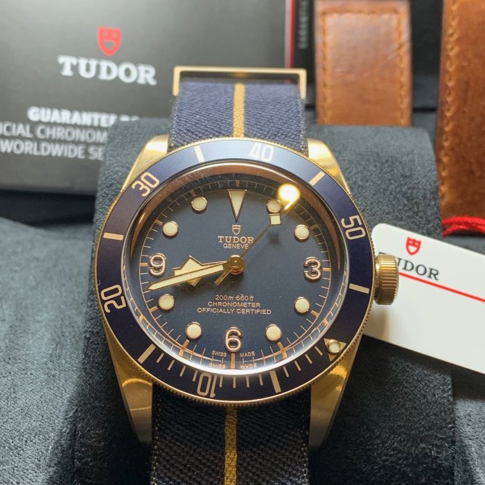 現貨 二手【稑閩精品 LUMIN】Tudor 帝舵 79250BB Black Bay系列 寶齊萊專賣店款 代購各款名錶