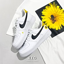 【RTG】六折 NIKE AIR FORCE 1 07 LV8 白黑黃 蜜蜂 星星 刺繡 小雛菊 男女鞋 DM0118-100