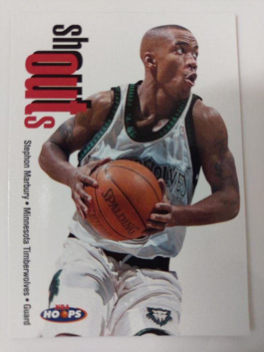 1998-99 Hoops Shout Outs #17 Stephon Marbury