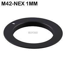 W182-0426 for 厚度1mm 黑色 M42-NEX超薄改口環 NEX口 微單改鏡用
