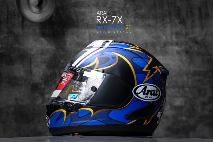 ☆KBN☆鐵馬堂 日本 Arai RX-7X NAKASUGA 21 中須賀克行 大眼睛 全罩 安全帽 2018