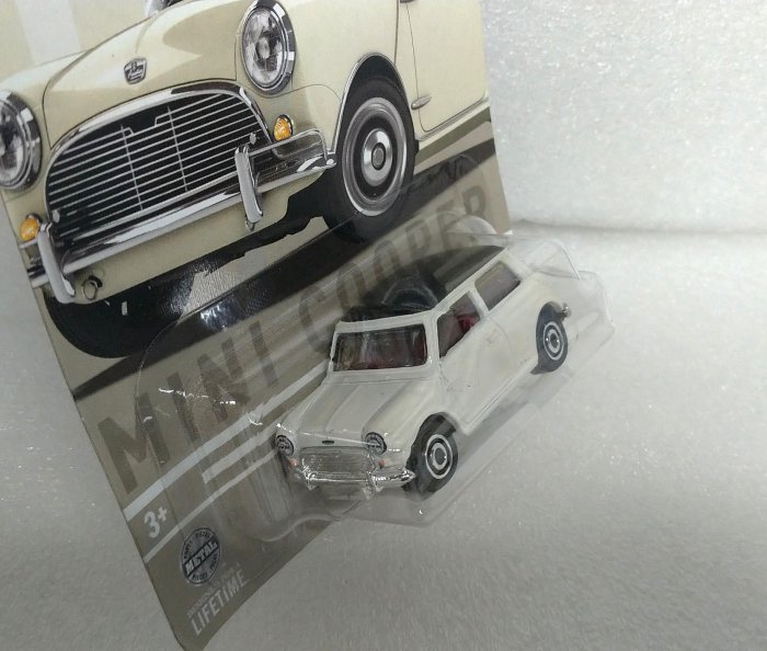 全新 MATCHBOX 火柴盒 1964 AUSTIN MINI COOPER 汎德 老咪 奧斯汀 迷你庫珀 經典 白