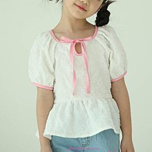 S~XL ♥上衣(WHITE) SEWING-B&LALA B-2 24夏季 SEB240404-041『韓爸有衣正韓國童裝』~預購