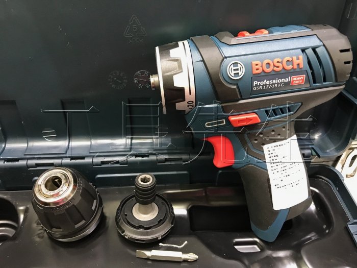 含稅／GSR 12V-15 FC／單2.0電池【工具先生】BOSCH 博世 惡魔機 充電式 起子機 鋰電-偏心/彎角電鑽