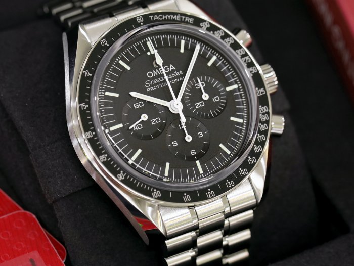 現貨 OMEGA 歐米茄 手錶 機械錶 42mm 3861 登月錶 黑面盤 31030425001002