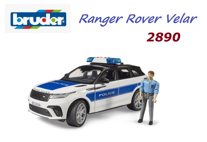 BRUDER RANGER ROVER系列 VELAR 2890 警車~10月上市