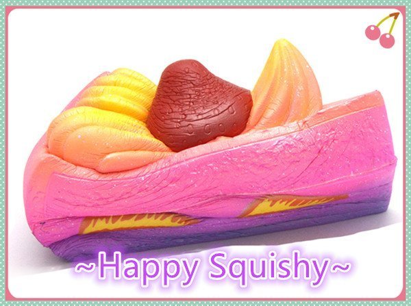 ~Happy Squishy ~Kiibru 星空大蛋糕軟軟 Jumbo Cake /減壓玩具/ (25秒超級慢回彈 )