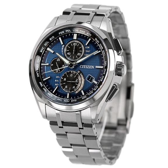 預購 CITIZEN AT8040-57L 星辰錶 41.5mm ATTESA 電波 藍色面盤 鈦金屬錶帶 男錶