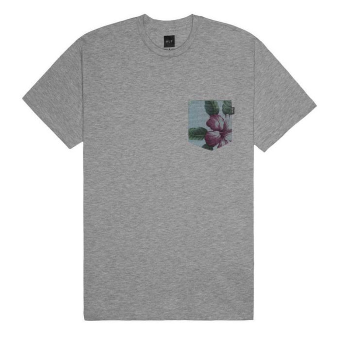 【HOMIEZ】HUF ALOHA AINA POCKET TEE【TS52037】口袋拼接 短TEE