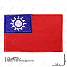 【ARMYGO】中華民國國旗(彩色版) (11x16公分)
