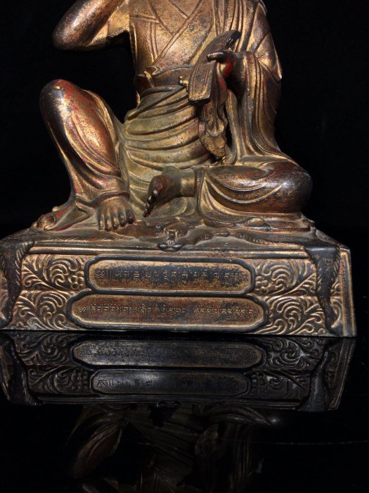 精工純銅宗喀巴佛像，做工精美，包漿老氣，寬18cm高29cm厚13.5cm，重2.5公斤，57 銅器 純銅 擺件【古韻今風】