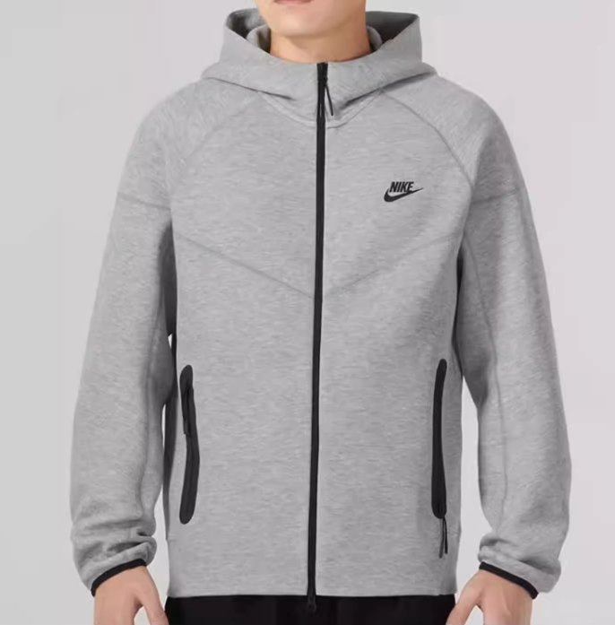 【潮牌館】NIKE TECH FLEECE HOODIE 外套 灰色 防水拉鍊 雙開拉鍊 連帽 男 FB7922-063