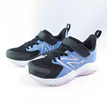 New Balance YTRAVBL2 中大童 運動鞋 Rave Run v2 寬楦 黑x藍【iSport愛運動】