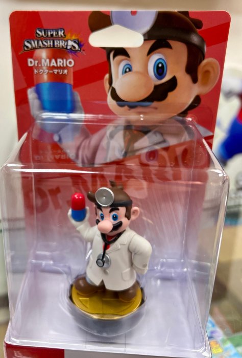 (不含遊戲） switch amiibo Dr. MARIO 超級瑪利歐 醫生 醫生瑪利歐 明星大亂鬥 系列［遊戲頻道］