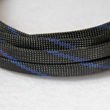 12mm黑藍混織蛇皮網 三織蛇皮網 加密型 避震網 尼龍網 編織網 W205 [114144]