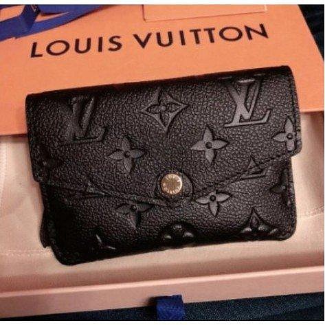 Louis Vuitton LV M60633 黑色 壓紋 鑰匙零錢包 M62017海軍藍 M60634紅色 現