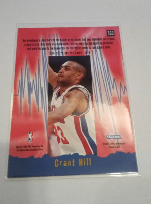 95-96 Hoops  #360 - Grant Hill