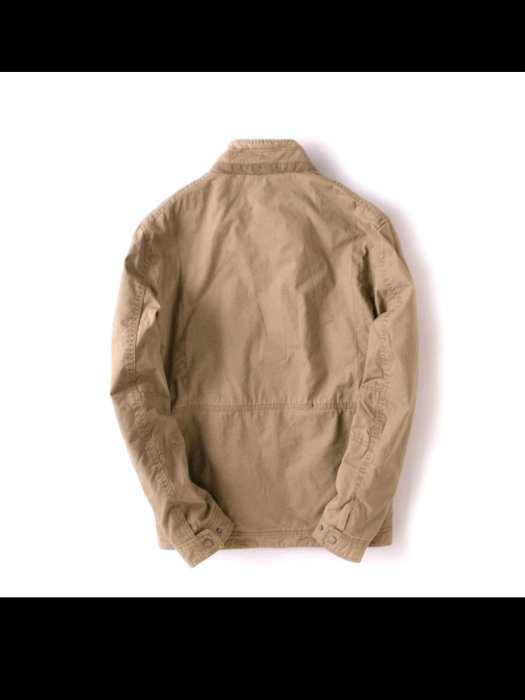 德國品牌【C&A】棉質水洗面料 多口袋設計 男立領長袖外套L號
