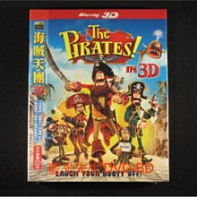 [3D藍光BD] - 海賊天團 The Pirates Band of Misfits 3D + 2D ( 得利公司貨 ) - 國語發音