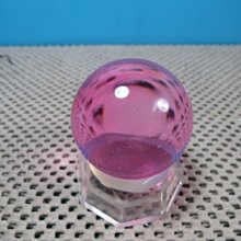 【競標網】天然漂亮火山(粉色)琉璃球50mm(贈座)(回饋價便宜賣)限量10組(賣完恢復原價250元)