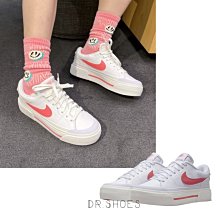 【Dr.Shoes 】NIKE COURT LEGACY LIFT 白粉 厚底 增高 休閒鞋 女款 DM7590-102
