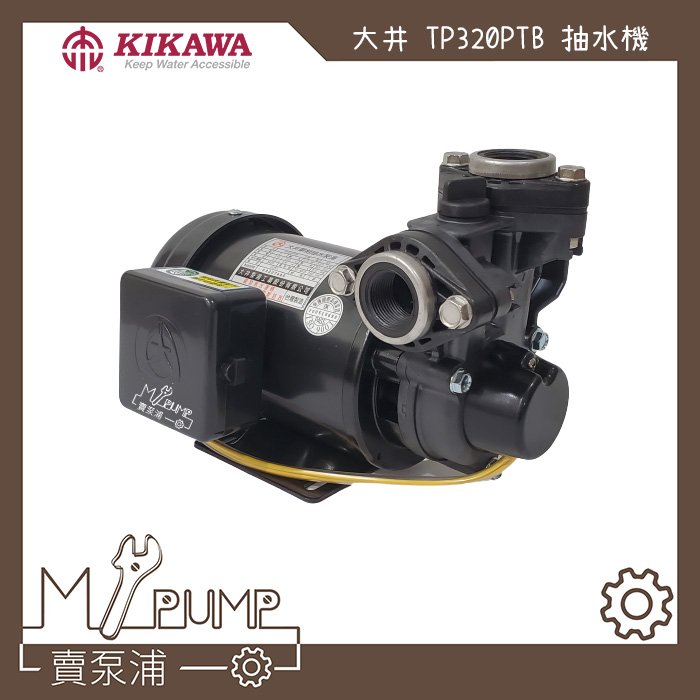 【MY.PUMP 賣泵浦】大井 TP-320PTB 1/2HP 抗菌 環保 抽水機 抽水馬達 抽水泵浦 320PT