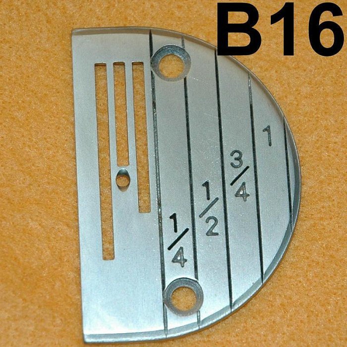 工業縫紉機針板 Juki 兄弟 勝家 B14 B16 B 銀色 b16 Y361plate01