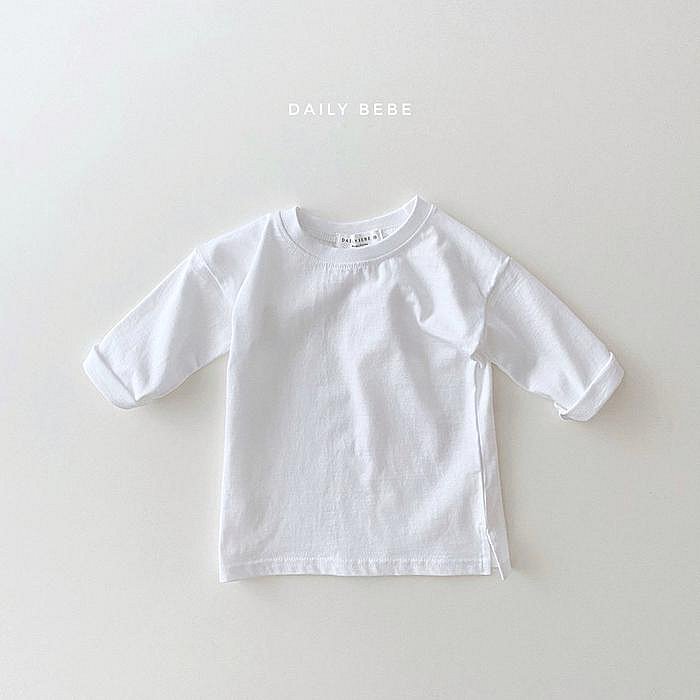XS~XL ♥上衣(WHITE) DAILY BEBE-2 23秋季 DBE230817-250『韓爸有衣正韓國童裝』~預購
