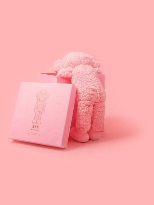 已到貨 KAWS BFF 粉紅色 Plush Pink