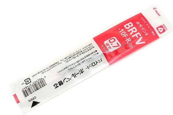 【優力文具】PILOT百樂 輕油舒寫筆芯(三種規格0.5mm BRFV-10EF/0.7mm BRFV-10F/1.0m