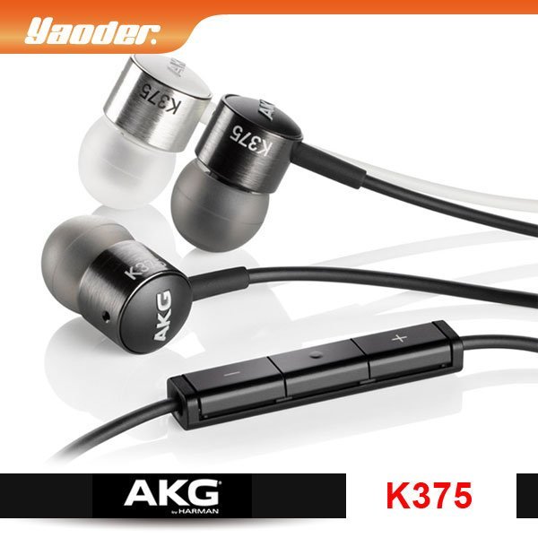 【曜德視聽】AKG K375 黑色 iPhone 用耳道式 線控耳麥 ☆免運☆送收納盒☆