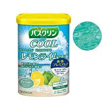 【JPGO】日本製 BATHCLIN 巴斯克林 爽快溫浴COOL系列 600g~檸檬&萊姆#767