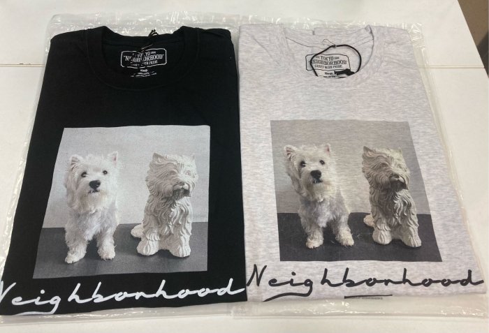 20SS Neighborhood NBHD UNI C-Tee SS 春夏 瀧澤伸介 寵物狗狗 相片Tee 短Tee 現貨XL 黑 / 淺灰