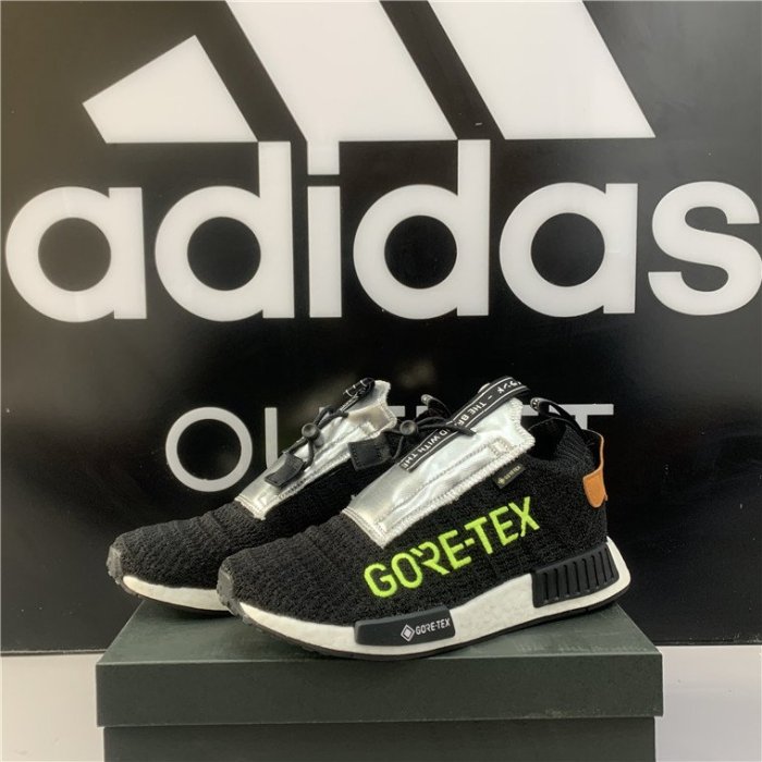 adidas NMD PRIMEKNIT GORE-TEX 黑白 防水 經典 透氣 緩震 慢跑鞋 EE5895